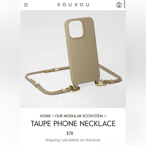 Xouxou phone case iPhone13 Pro taupe - Picture 5 of 5